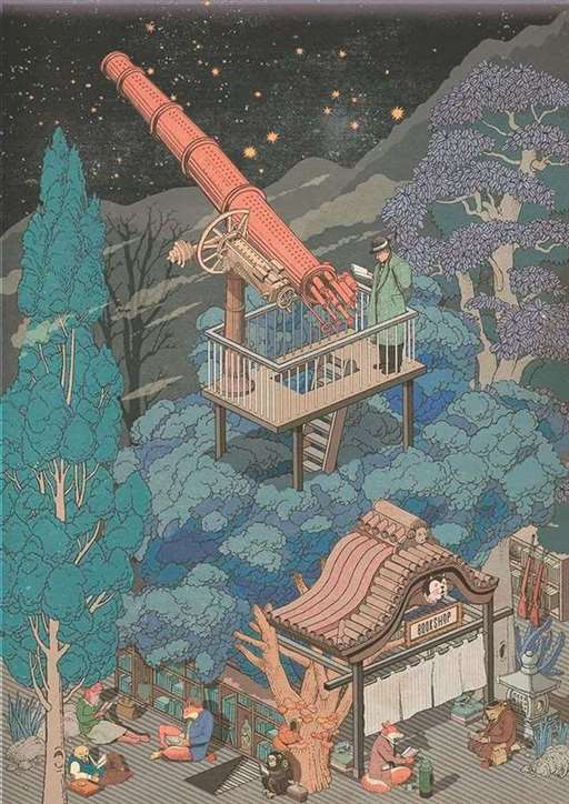 〈看不见的书店〉获2国际插画奖