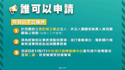 文化部带头首发250万纾困金!申请懒人包一次看懂